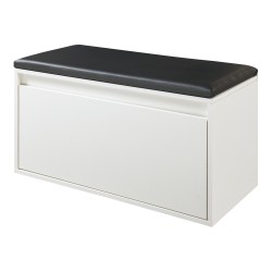 Пейка Degerfors 80x39x45 см бяло/черно [] - Антре