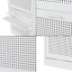 Поставка за обувки Vesilahti 115x60x24 см Бяла []
