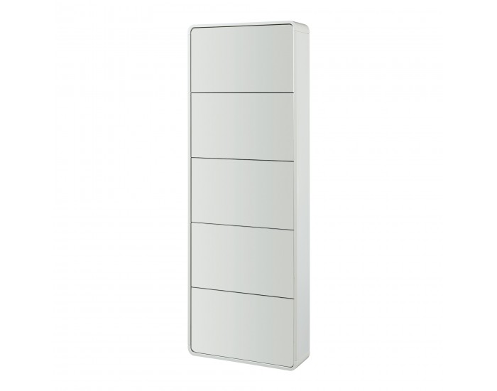 Поставка за обувки Aure 180x63x20 см Бяла []