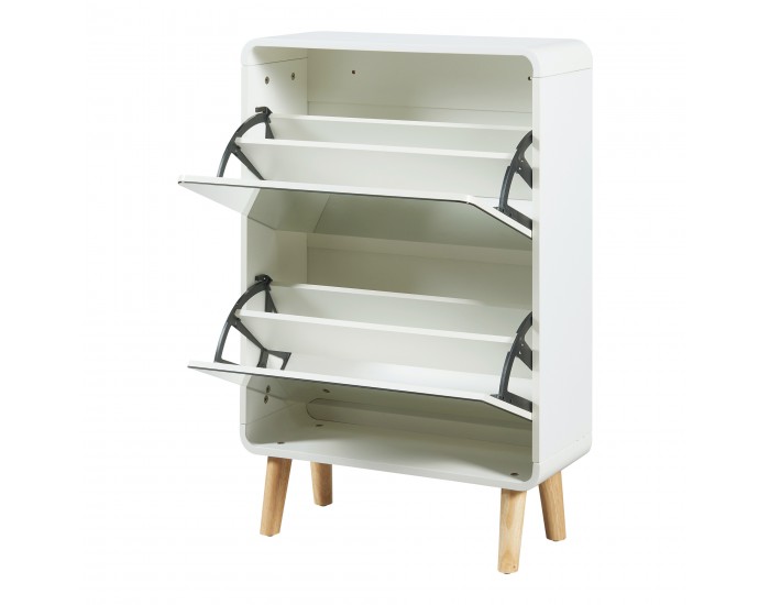 Поставка за обувки Aure 96x63x24 см Бяла []