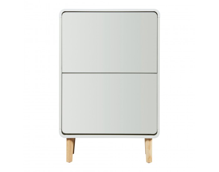 Поставка за обувки Aure 96x63x24 см Бяла []