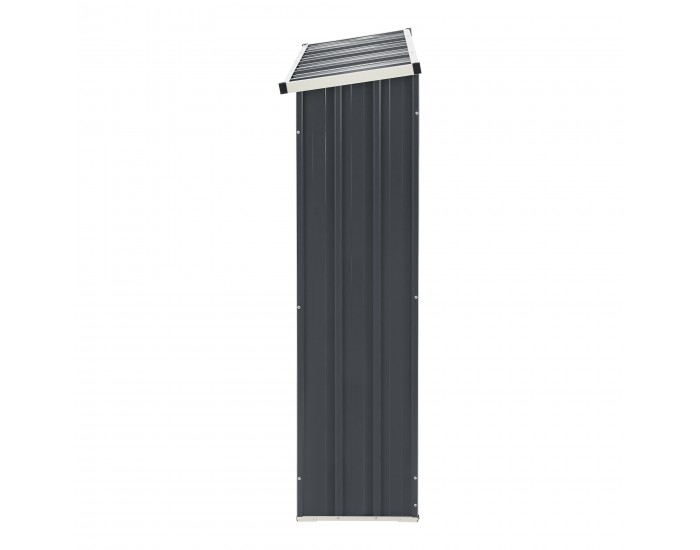 Стелаж за дърва Kalmar 155x45x157см от стомана антрацит []