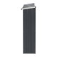 Стелаж за дърва Kalmar 155x45x157см от стомана антрацит []