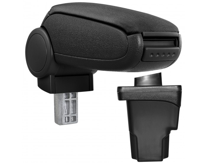 Централен подлакътник Seat Leon III с отделение за вещи черен текстил Централен подлакътник Seat Leon III с отделение за вещи черен текстил