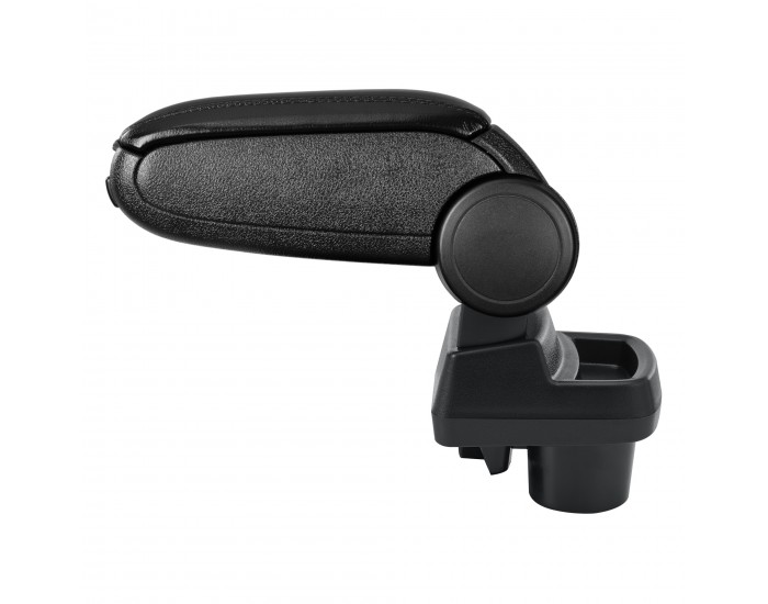 Opel Corsa F централен подлакътник с отделение за съхранение, черна имитация на кожа с черни шевове []