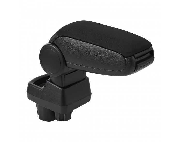 Централен подлакътник Opel Corsa F с отделение за вещи черен текстил с черни шевове []