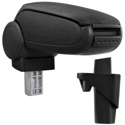 Централен подлакътник Opel Agila A Suzuki Wagon R+ с отделение за съхранение текстил черен Централен подлакътник Opel Agila A Suzuki Wagon R+ с отделение за съхранение текстил черен - Автомобилни части и Аксесоари