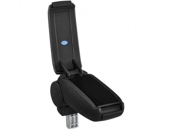 Централен подлакътник Opel Astra K с отделение изкуствена кожа черен с червени шевове Централен подлакътник Opel Astra K с отделение изкуствена кожа черен с червени шевове