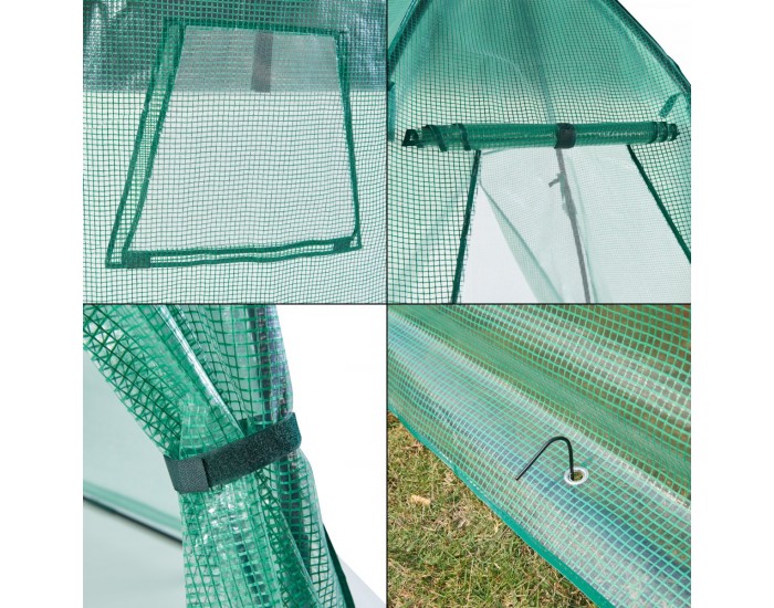 Оранжерия Hunze 200x240cm Green []