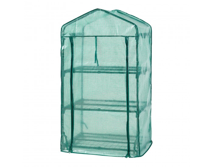 Оранжерия Chaam с 3 рафта 125x69x49cm Green []