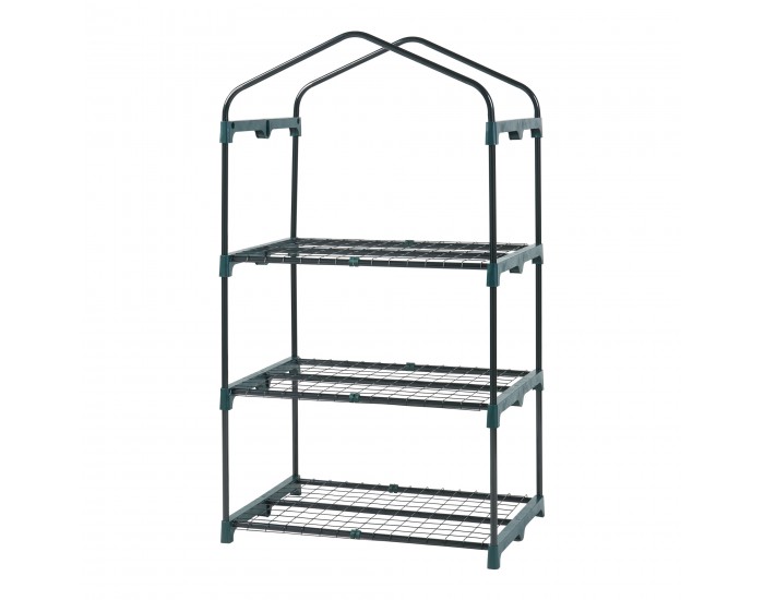 Оранжерия Chaam с 3 рафта 125x69x49cm Green []