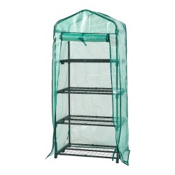 Оранжерия Chaam с 4 рафта 158x69x49cm Green [] - Външни съоражения