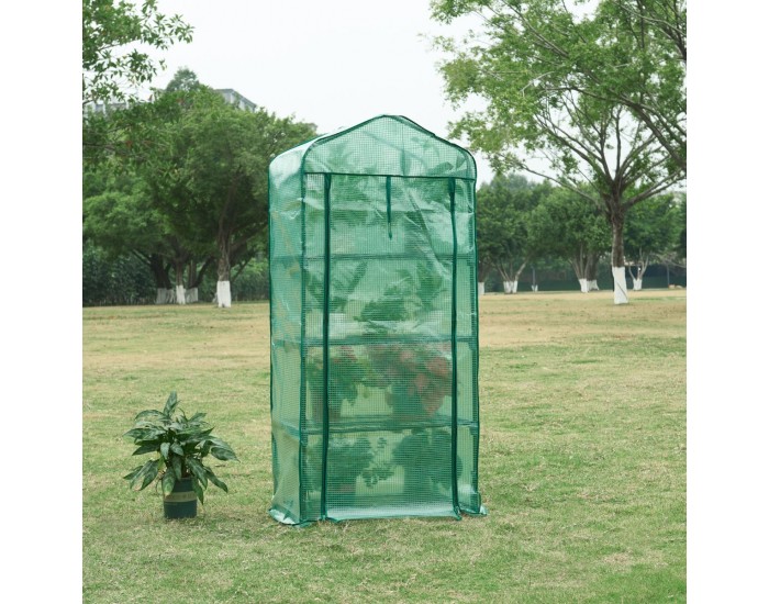 Оранжерия Chaam с 4 рафта 158x69x49cm Green []