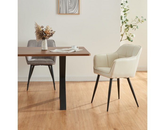 Комплект трапезарни столове 4 Birmingham Beige []