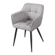 Комплект трапезарни столове 2 Birmingham Grey []