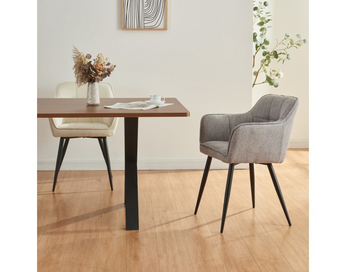 Комплект трапезарни столове 2 Birmingham Grey []