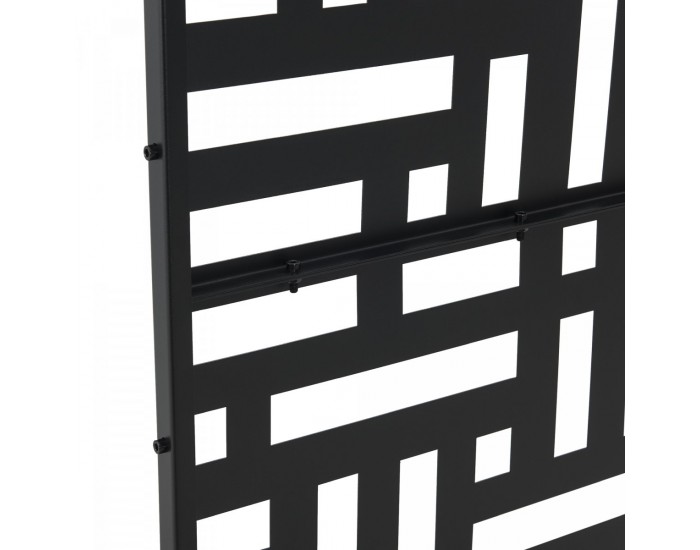 Преградна стена Bernalda 180x120 см стомана черна []
