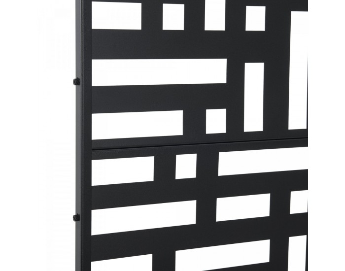 Преградна стена Bernalda 180x120 см стомана черна []