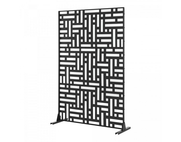 Преградна стена Bernalda 180x120 см стомана черна []