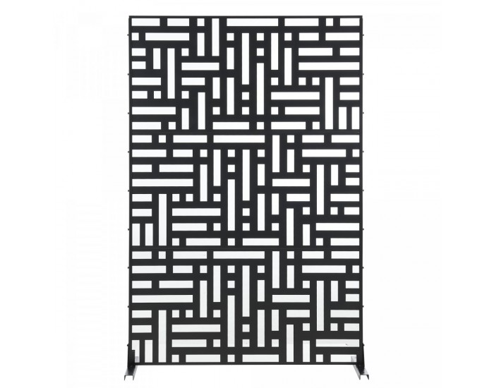 Преградна стена Bernalda 180x120 см стомана черна []