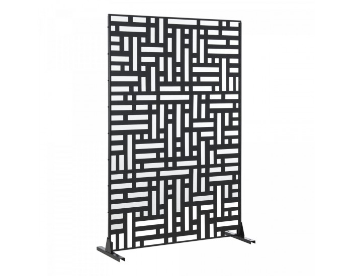 Преградна стена Bernalda 180x120 см стомана черна []