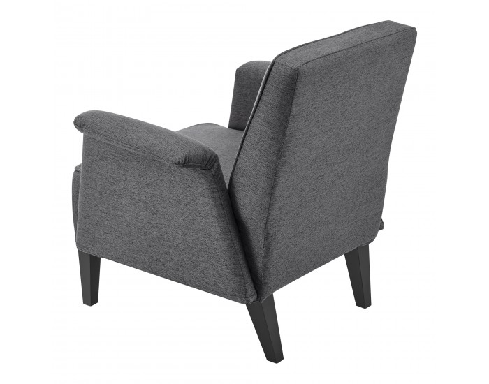 Тапицирано кресло Diespeck тъмно сиво []