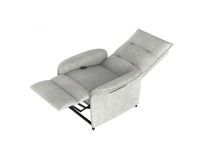 Електрическо кресло Savukoski 102x58x81см светло сиво []