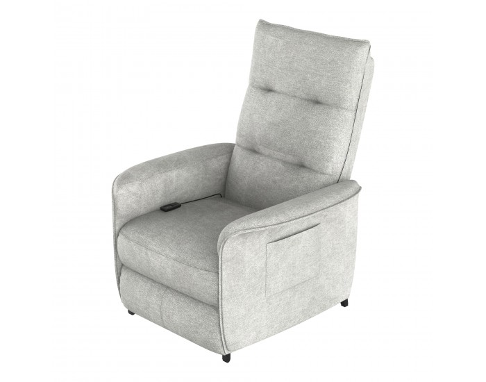 Електрическо кресло Savukoski 102x58x81см светло сиво []