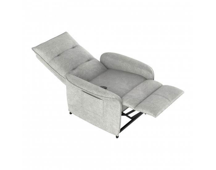 Електрическо кресло Savukoski 102x58x81см светло сиво []