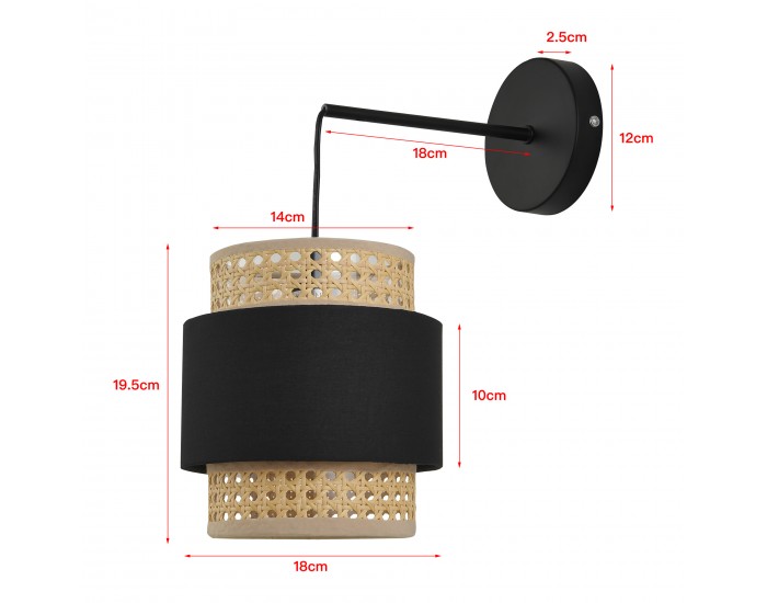 Саутхемптън стена светлобежово/черно []