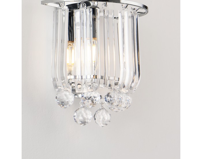 Аплик Alnwick E14 цвят хром []