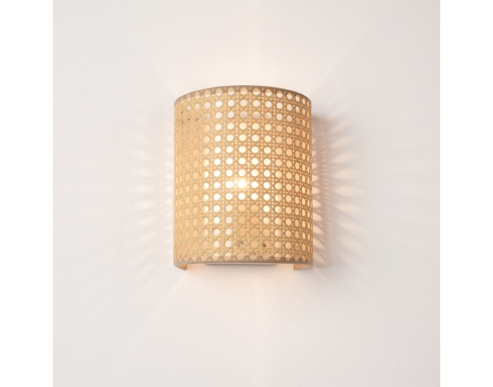 Комплект стенни лампи Ascot от 2 броя, визия на ратан []