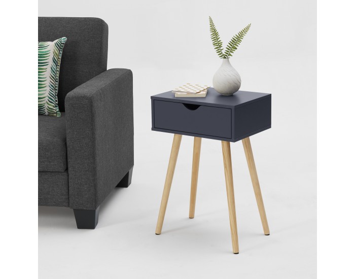 Помощна маса Sörby тъмно сива []