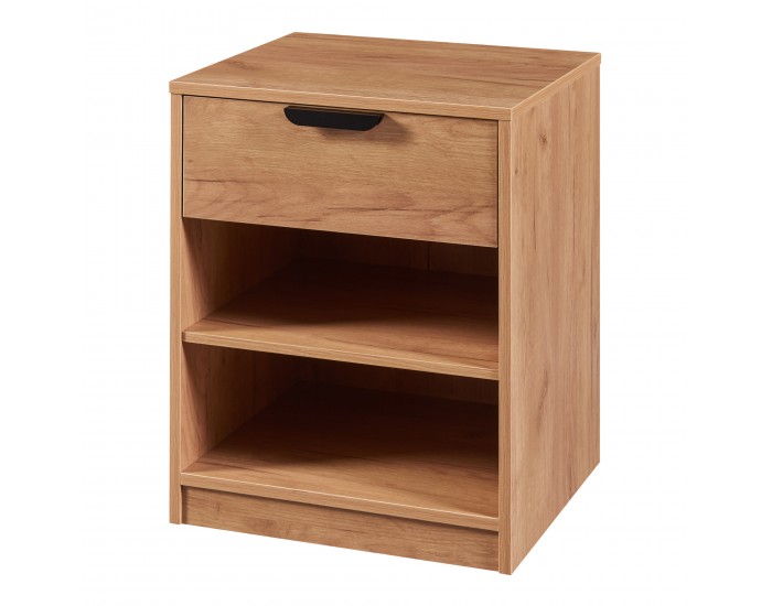 Нощно шкафче Varkaus 55x43x40см вид дъб []