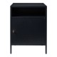 Нощно шкафче Janakkala 55x40x40 см стоманено черно []