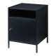Нощно шкафче Janakkala 55x40x40 см стоманено черно []