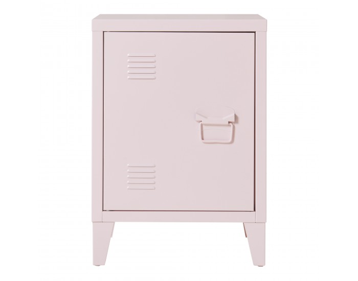 Нощно шкафче Inari дръжка дясна стомана розово []
