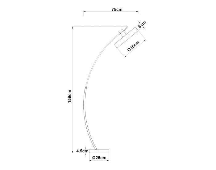 Дъгова лампа Stafford Grey []
