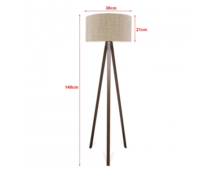 Подова лампа Newport светлокафява []