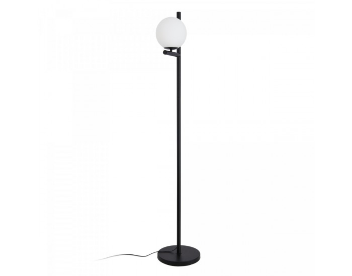 Подова лампа Aberdaron черно / бяло []