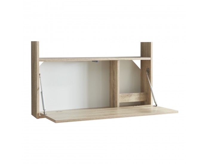 Сгъваемо бюро Rautalampi 83x48x14,5 см бяло/изглед дъб []