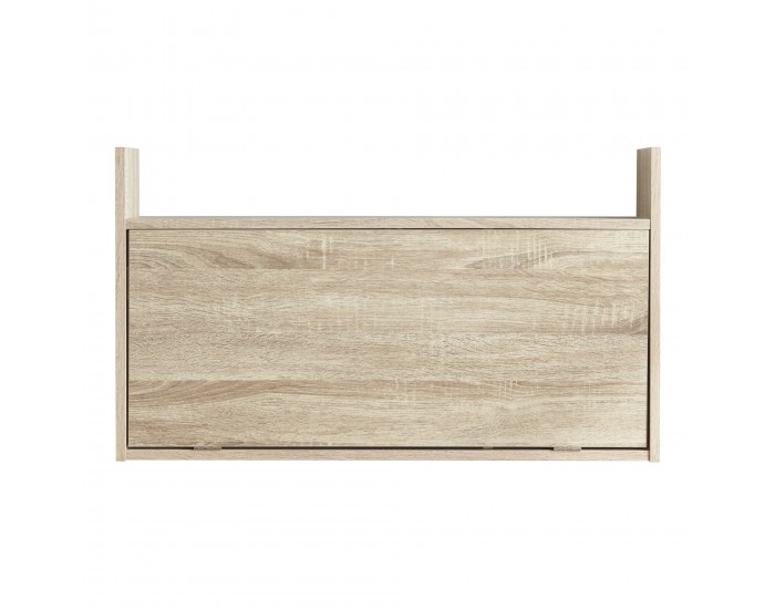 Сгъваемо бюро Rautalampi 83x48x14,5 см бяло/изглед дъб []