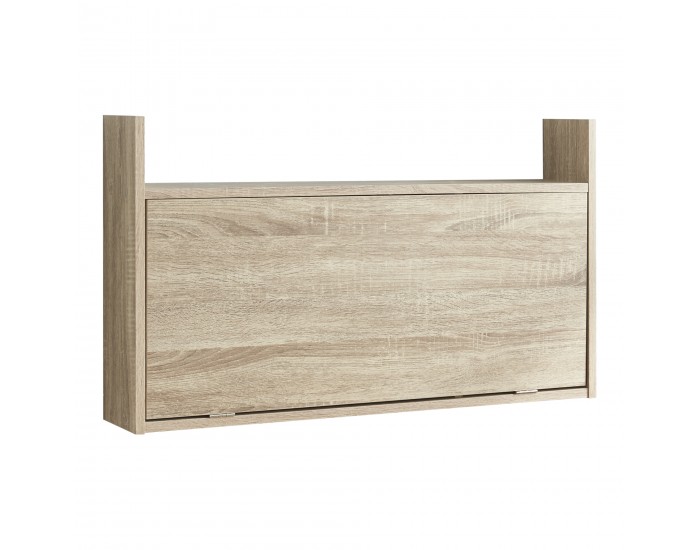 Сгъваемо бюро Rautalampi 83x48x14,5 см бяло/изглед дъб []