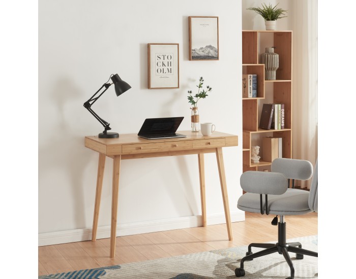 Бамбуково бюро Hässleholm 100x50x75cm Natural []