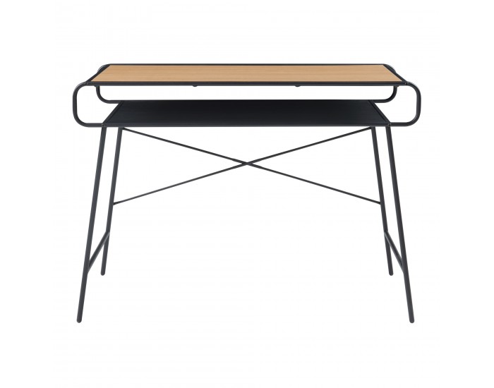 Бюро Krødsherad 76x106x46см черно/дъб []