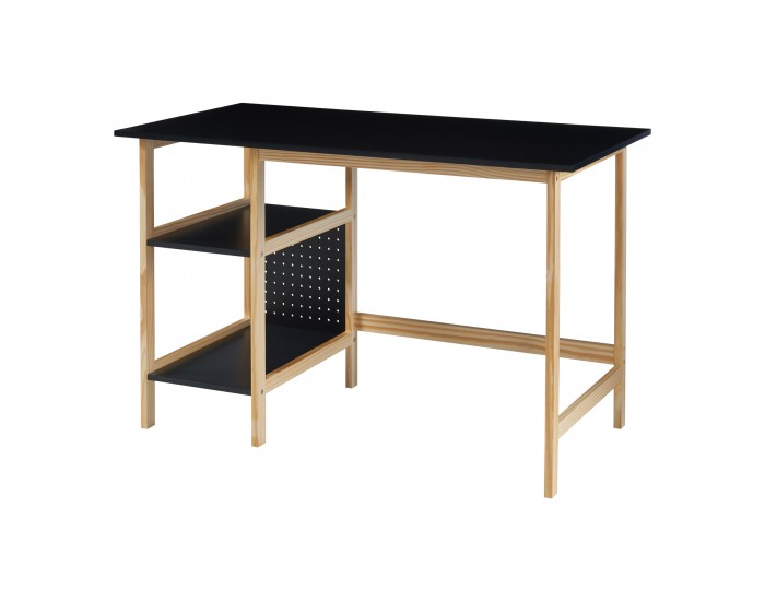 Бюро Dønna 120x60x75cm черно/дърво []