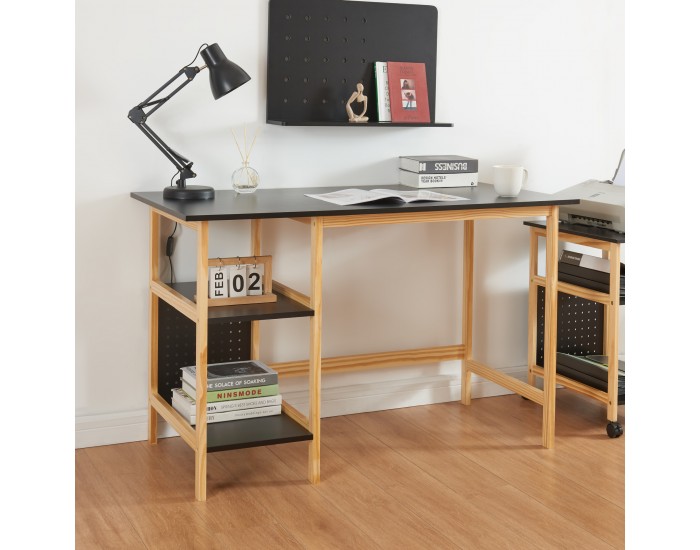 Бюро Dønna 120x60x75cm черно/дърво []