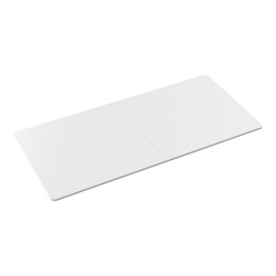 Плот за маса Kirkkonummi 160x75см бял [] - Бюра