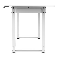 Бюро с регулируема височина Kirkkonummi 180x80cm бяло [] - Бюра