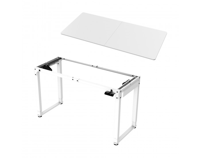 Бюро с регулируема височина Kirkkonummi 160x75cm бяло []
